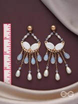 The Moon Crib- Golden Embellished Earrings