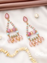 The Temple of Heaven- Golden Embellished Earrings