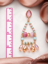 The Temple of Heaven- Golden Embellished Earrings