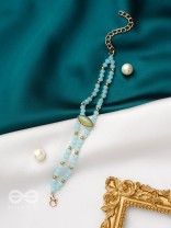 The Sapphire Grove- Golden Embellished Bracelet