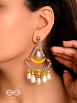 The Pearly Kite- Golden Pearl Earrings