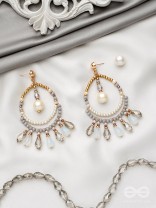 Day 'n' Nite- Golden Beads Earrings