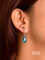 The Beryl Bead- Golden Beads Earrings