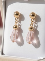 The Coral Dew- Golden Beads Earrings