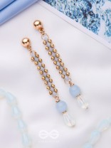 Love-in-a-Mist- Golden Embellished Earrings
