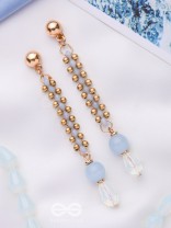 Love-in-a-Mist- Golden Embellished Earrings
