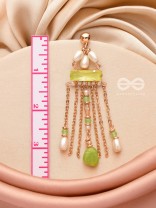 The Silver Poplar- Golden Embellished Earrings