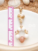 The Sea Jewels- Golden Embellished Earrings