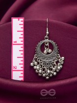 The Rustic Elegance- Oxidised Boho Earrings