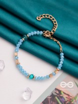 The Sea of Charm- Golden Embellished Bracelet