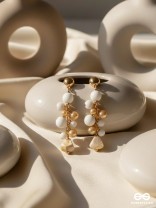 The Berry Branch- Golden Embellished Earrings
