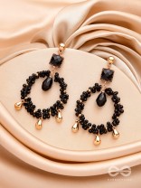 The Twilight Trinket- Golden Embellished Earrings