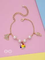 The Sunny Spring- Golden Enamelled Bracelet