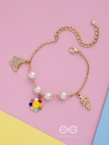 The Sunny Spring- Golden Enamelled Bracelet