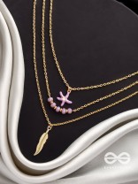 The Shooting Starfish- Golden Layered Necklace With Anti-Tarnish Coating 
