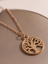 The Golden Grove- Golden Embellished Necklace With Anti-Tarnish Coating