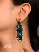 Priyala- The Dewy Bunch- Sequins & Glass Beads Embroidered Earrings