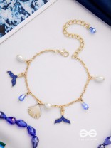 The Mermaid's Kiss- Golden Pearl Bracelet