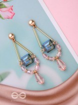 The Gift Wrapped- Golden Embellished Earrings