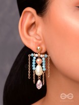 THE SHIMMERING SEAS - ELEGANT DROP EARRINGS
