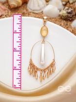 A RAY OF SUNSHINE - GOLDEN DROP EARRINGS