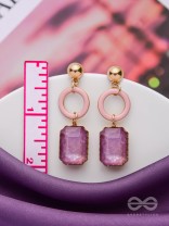 THE VIOLET ROUNDABOUTS - CUTE ENAMELLED EARRINGS