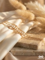 THE VANILLA SWIRL - DELICATE HANDMADE BRACELET