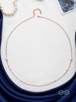The Freshwater Magic - Beaded Two Layers Necklace With Anti-Tarnish Coating 