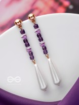 THE SOFT LAVENDER - CLASSIC DROP EARRINGS