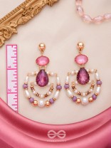THE BLUSH BEAUTIES - HANDMADE STATEMENT EARRINGS