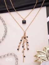 The Dancing Shadows - Classy Two Layered Neckpiece With Anti-Tarnish Coating 