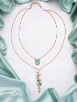 The Evergreen Charms - Classic Two Layered Neckpiece With Anti-Tarnish Coating