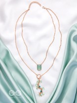 The Evergreen Charms - Classic Two Layered Neckpiece With Anti-Tarnish Coating