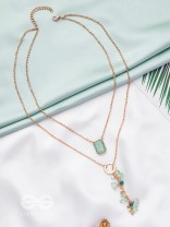 The Evergreen Charms - Classic Two Layered Neckpiece With Anti-Tarnish Coating