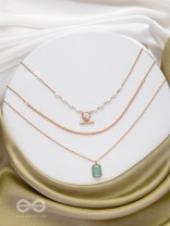 THE AQUA ESSENCE - MULTI LAYERED NECKPIECE