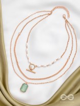 THE AQUA ESSENCE - MULTI LAYERED NECKPIECE