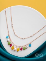 Candy Crushing Carnival - Cute Layered Neckpiece With Anti-Tarnish Coating (Multicolor)