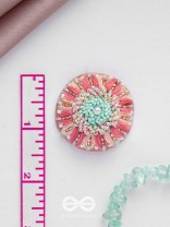 Priyasha - The Beloved Desire - Resham, Cutdana And Beads Hand Embroidered Earrings