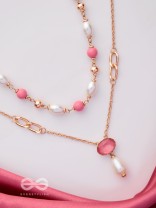 Lustrous Love Layers - Golden Multilyered Necklace With Anti-Tarnish Coating 