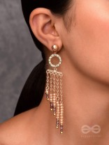 THE SHIMMERING RAINFALL - ELEGANT DROP EARRINGS