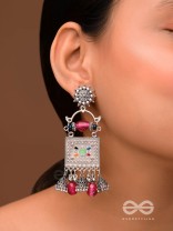 THE BOHO BERRIES - EMBELLISHED OXIDISED EARRINGS