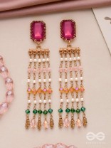 DRIZZLED WITH GLAMOUR - STATEMENT DROP EARRINGS
