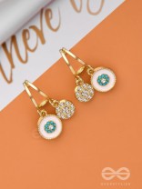 BLOOMING IT AWAY - GOLDEN DROP EARRINGS