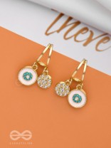 BLOOMING IT AWAY - GOLDEN DROP EARRINGS