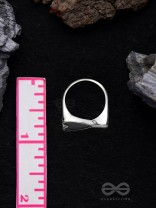 DOUBLE DOSE LOVE - STATEMENT SILVER RING