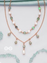 The Celestial Gems - Casual Multilayered Neckpiece With Anti-Tarnish Coating 