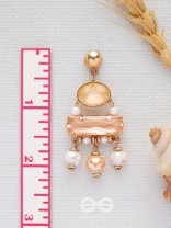 THE CARAMEL DAZZLERS - STATEMENT DROP EARRINGS