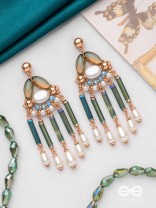 THE FOREST RAIN - STATEMENT DROP EARRINGS