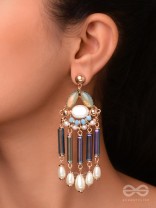 THE FOREST RAIN - STATEMENT DROP EARRINGS