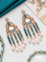 THE FOREST RAIN - STATEMENT DROP EARRINGS